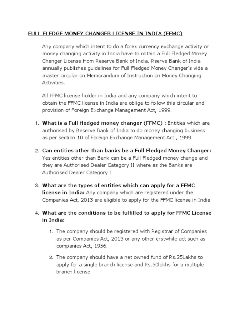 Faq Money Laundering Reserve Bank Of India - 
