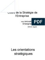 Cours de La Stratégie de L - Entreprise