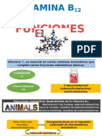 Funciones de Vitamina b12 - Bioquimica