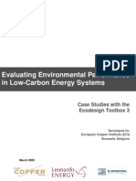 Environmental Performance in Low Carbon Electricity Systems