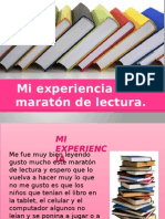 Mi Experiencia en La Maratón de Lectura