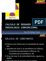 Calculo de dosagem de Raios-X para radiologia convencional