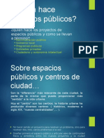 Espacios Públicos