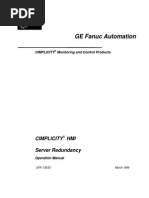 GFK1353D - CIMPLICITY HMI Server Redundancy Operation Manual