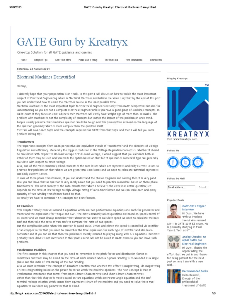 Electric Machinery And Transformers Guru Solution Manual Pdf