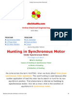Hunting in Synchronous Motor - Electrical4u PDF