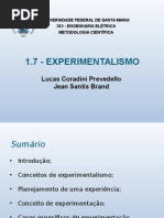 Metodologia-experimentalismo