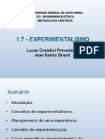 Metodologia Experimentalismo