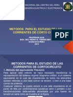 Métodos para el estudio de las corrientes de cortocircuito en sistemas eléctricos