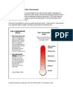 Verbal Descriptor Scale (Pain Thermometer)