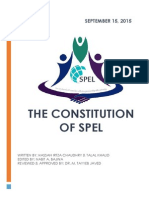 Constitution of SPEL (2015-2016)