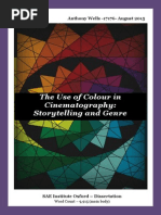 Download The Use of Colour in Cinematography Storytelling  Genre by Anthony Wells SN284457260 doc pdf