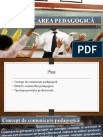 Comunicarea pedagogica