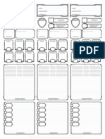 (D&D 5E) Ficha de Controle Dos PJs para o Mestre PDF