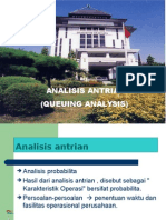 OPERATION RESEACH Analisis Antrian - Queuing Analisys