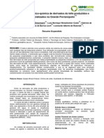 Caracterização físico-química de derivados do leite produzidos e  comercializados na Grande Florianópolis