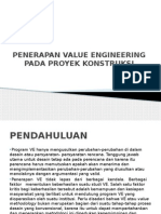 Penerapan VE Pada Proyek Konstruksi