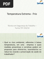 Temperatura Extrema - Frio