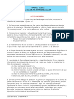 Preguntas Sobre La Casa de Bernarda Alba