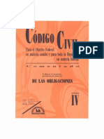 Codigo Civil Mexico Tomo IV - Libro Cuarto - I Parte - de Las Obligaciones PDF