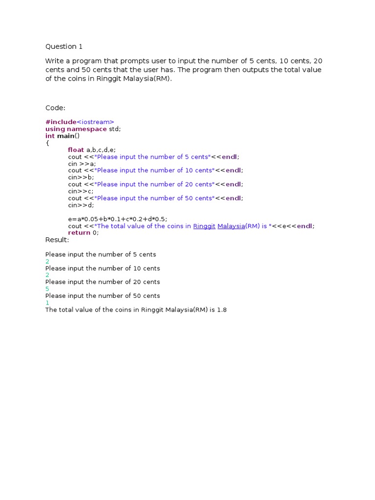 Coin Value and Age Conversion Programs | PDF | Computers
