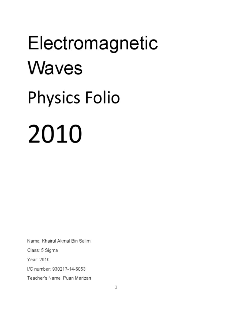 Understanding Electromagnetic Waves | PDF | Electromagnetic Spectrum ...