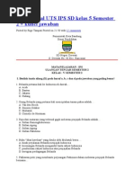 Download Contoh Soal UTS IPS SD kelas 5 Semester 2doc by Aresti SukarYani SN284475780 doc pdf