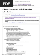 Climate Change and Global Warming Introduction — Global Issues