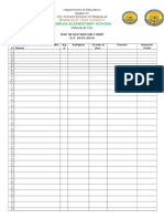 Mabiga Elementary School: BSP Registration Form S.Y. 2015-2016