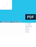 Design Things (Design Thinking, Design Theory)