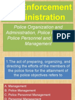 Law Enforcement Administration and Police Organization