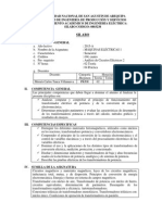 Silabo Maquinas Electricas 1 X Competencias PDF