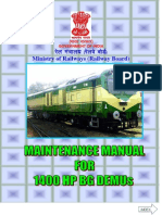 Maintenance Manual 1400 HP DEMUs PDF