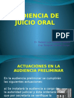 7.- Audiencia de Juicio Oral