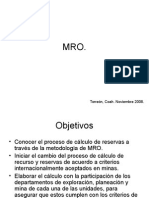 Metodología de MRO