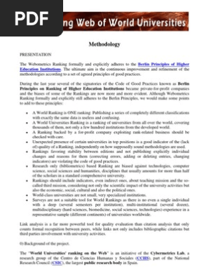 resume: Webometrics Presentation