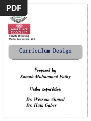 Curriculum Design