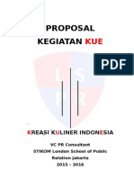 Proposal Kegiatan Kue