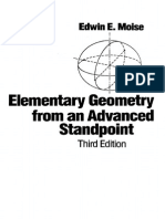 Elementary Geometry From an Advanced Standpoint, 3rd (1990), E.E. Moise