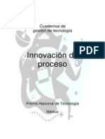 Cuaderno de Innovación de Procesos