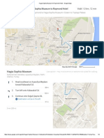 Hagia Sophia to Raymond Hotel Walking Directions