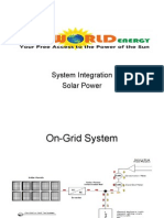 System Integration Solar Power