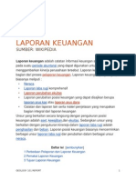 LAPORAN KEUANGAN Adalah