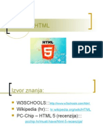 Uvod U HTML