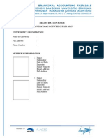 Formulir Pendaftaran Baf 2015