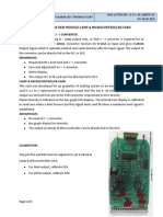 Procedure for New Module Lamp & Microcontroller Card