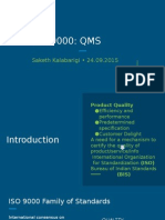ISO 9000: QMS: Saketh Kalabarigi - 24.09.2015