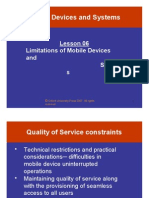 Lesson 06 Limitations of Mobile Devices and System S