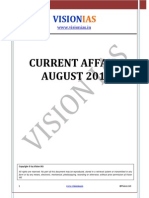 VISION IAS August 2015 CURRENT AFFAIRS