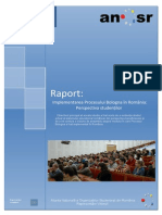 2009 Raport Implementare Proc Bologna in Romania Perspectiva Studentilor 1